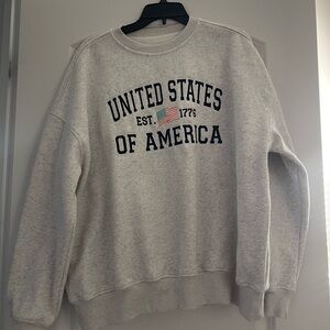 United States of America Gray Sweatshirt